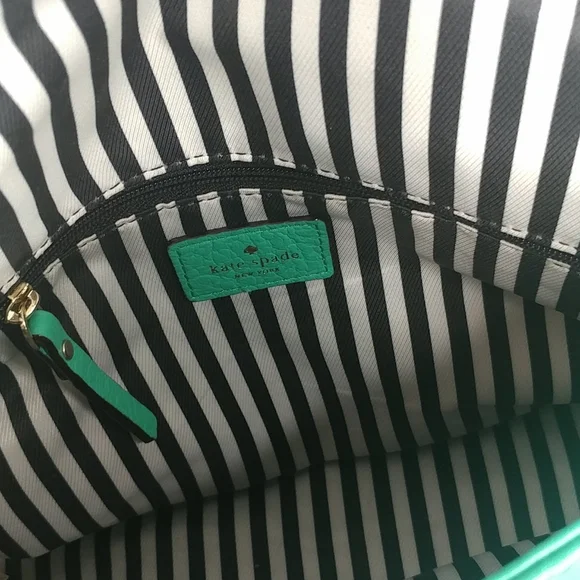 kate spade Mint Green Leather Satchel with Tassel - Picture 7 of 14
